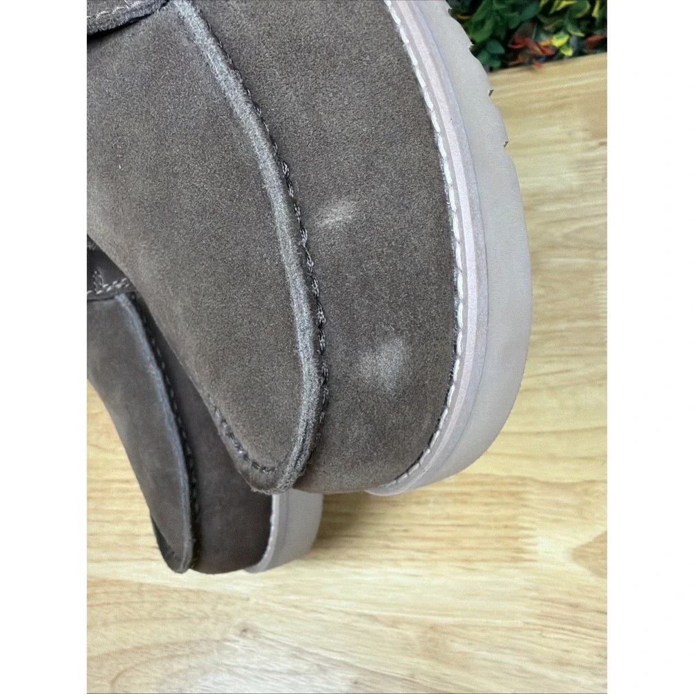 Koolaburra UGG Braan Lace-Up Chukka Boots‎ Shoes Faux Fur Lined Brown Men's 12
